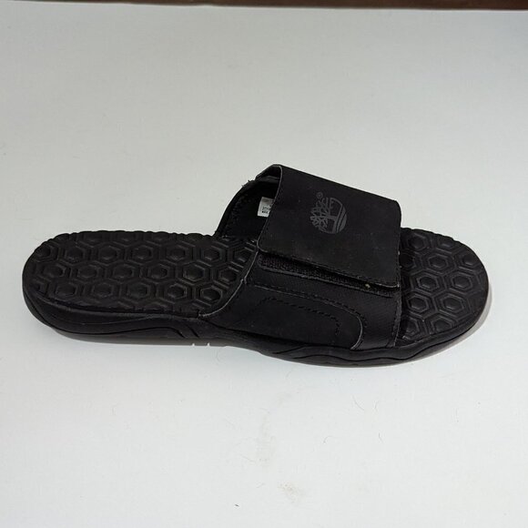 Timberland Black slide sandals sz 6 - Picture 8 of 9